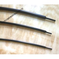 廠家批發(fā)175度耐高溫黑色超簿ＰＶＤＦ耐油腐蝕熱縮套管