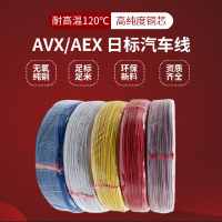 日標(biāo)汽車電線AVX/AEX耐高溫交聯(lián)輻照阻燃1.25平方耐燃耐熱電子線